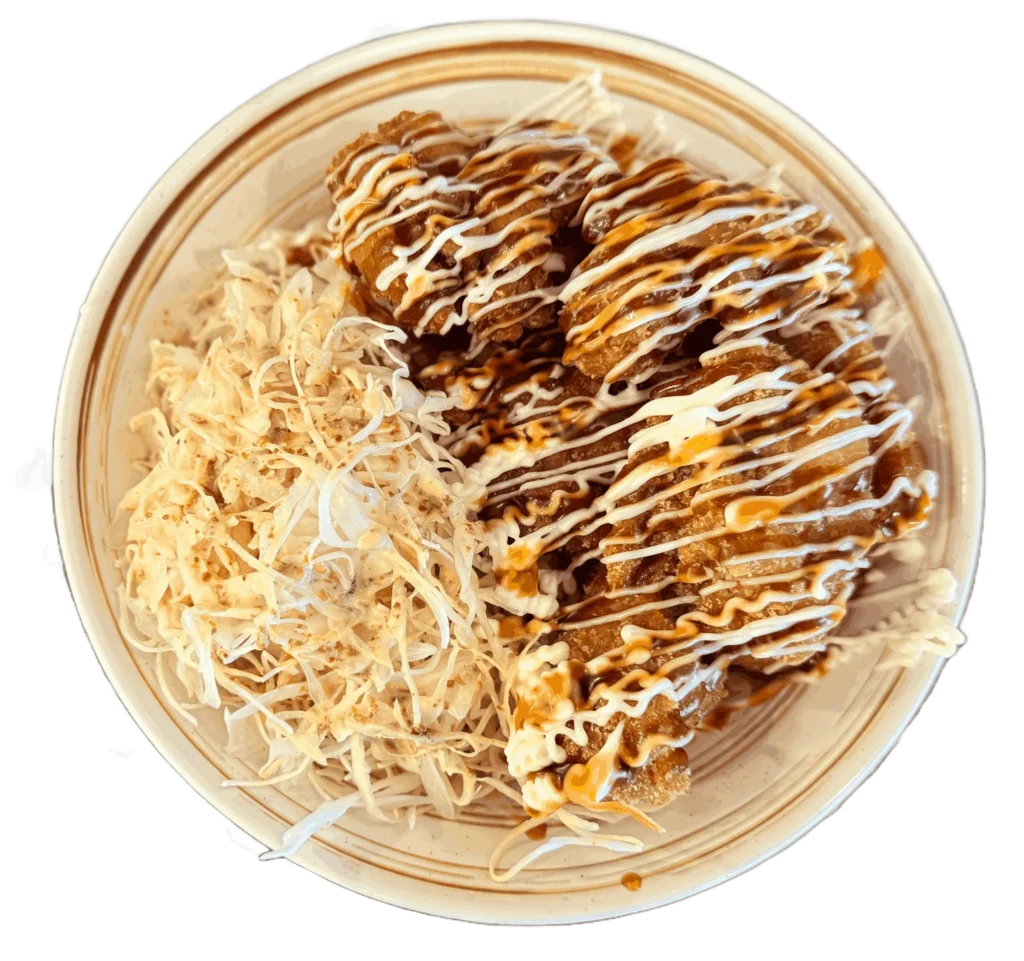 A bowl of Karaage Don