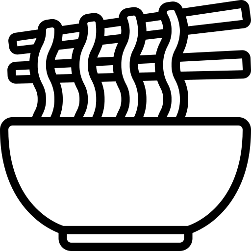 A bowl of ramen icon